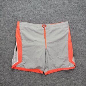 Nike Swim Trunk Shorts Mens XL Gray‎ Swim Shorts Beach Casual